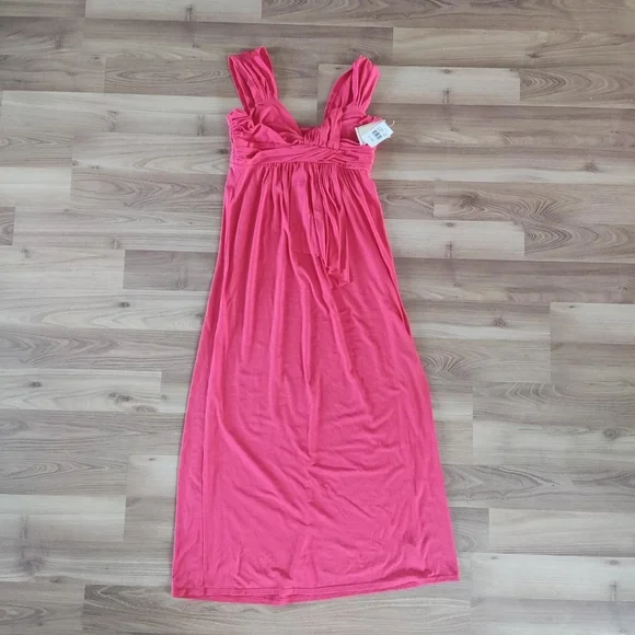 Jonathan Martin Maxi Dress In Papaya - Picture 3 of 6